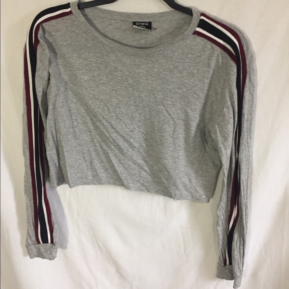 Crop Top Long Sleeve Top